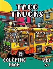 Taco truck coloring for sale  Delivered anywhere in USA 