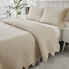 Brandream beige quilt for sale  Delivered anywhere in USA 