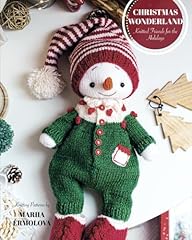 Christmas wonderland knitted for sale  Delivered anywhere in UK