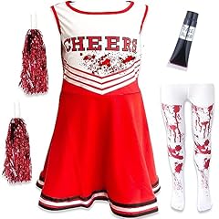 Zombie cheerleader halloween for sale  Delivered anywhere in UK