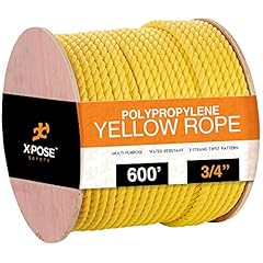 Yellow twisted polypropylene for sale  Delivered anywhere in USA 