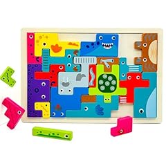 Wooden blocks puzzle for sale  Delivered anywhere in USA 