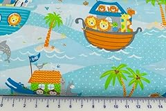Cotton fabric noah for sale  Delivered anywhere in USA 
