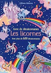 Licornes livre décalcomanies d'occasion  Livré partout en France