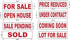 Yard signs pack for sale  Delivered anywhere in USA 