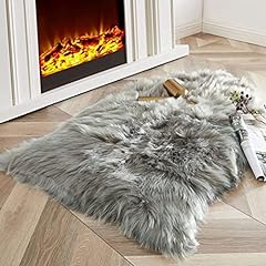 Jxloulan fluffy sheepskin for sale  Delivered anywhere in Ireland