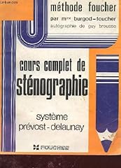 Cours complet stenographie. d'occasion  Livré partout en France