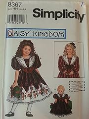 Simplicity 8367 girl for sale  Delivered anywhere in USA 