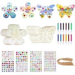 Fiori legno farfalle usato  Spedito ovunque in Italia 