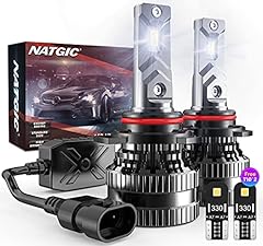 NATGIC 9012 LED Headlight Bulbs with 2 Pcs T10 LED for sale  Delivered anywhere in Ireland