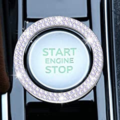 Used, LivTee 1 PCS Crystal Double Rhinestone Car Engine Start for sale  Delivered anywhere in USA 