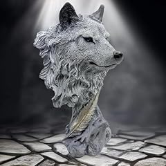 Handmade wolf sculpture for sale  Delivered anywhere in USA 