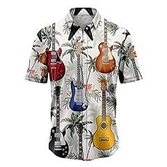 Guitar hawaiian shirt for sale  Delivered anywhere in USA 