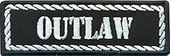 Outlaw rankpatch nametag for sale  Delivered anywhere in UK