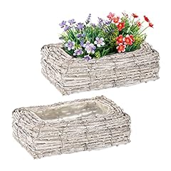 Relaxdays pots fleurs d'occasion  Livré partout en France