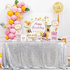 Queendream sequin tablecloth for sale  Delivered anywhere in USA 