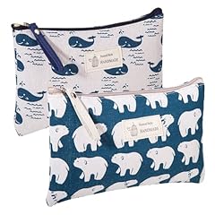 Canvas cosmetic bag for sale  Delivered anywhere in UK