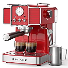 Galanz Retro Espresso Machine with Milk Frother, 15 for sale  Delivered anywhere in USA 