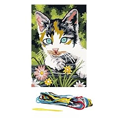 Kit canevas chaton d'occasion  Livré partout en France
