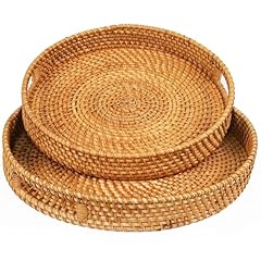 Rattan serving tray for sale  Delivered anywhere in UK