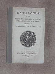 Catalogue books manuscripts for sale  Delivered anywhere in UK