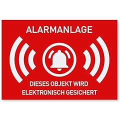 Aufkleber alarmgesichert schut gebraucht kaufen  Wird an jeden Ort in Deutschland
