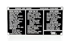 Aircraft checklist single for sale  Delivered anywhere in USA 