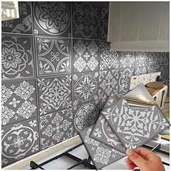 Grey tile stickers for sale  Delivered anywhere in UK