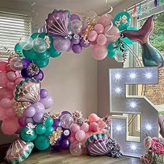 124pcs mermaid balloon for sale  Delivered anywhere in USA 
