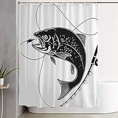 Shower curtain salmon for sale  Delivered anywhere in USA 