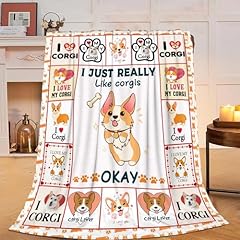 Corgi blanket soft for sale  Delivered anywhere in USA 