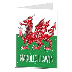 Welsh christmas card for sale  Delivered anywhere in UK