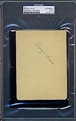 Sonja henie signed for sale  Delivered anywhere in USA 