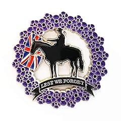 Purple poppy badge for sale  Delivered anywhere in UK