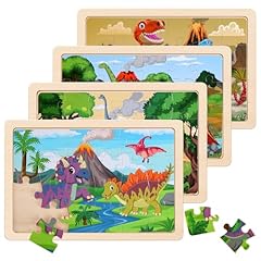 Wooden puzzles dinosaur for sale  Delivered anywhere in USA 