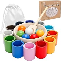 Balls cups montessori for sale  Delivered anywhere in UK
