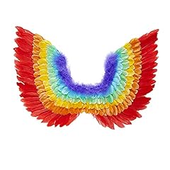 Rainbow feathered wings usato  Spedito ovunque in Italia 
