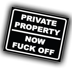 Novelty private property for sale  Delivered anywhere in UK