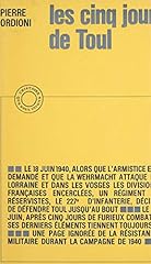 Jours toul 18 d'occasion  Livré partout en France