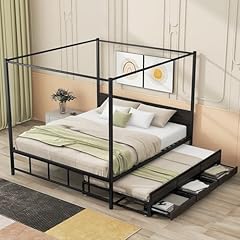 King size canopy for sale  Delivered anywhere in UK