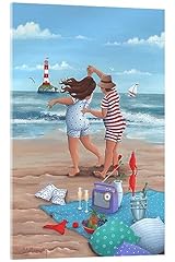 Posterlounge beach dance for sale  Delivered anywhere in UK