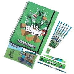 Minecraft bumper stationery for sale  Delivered anywhere in UK