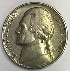 1961 jefferson nickel for sale  Delivered anywhere in USA 