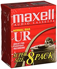 Maxell UR-60 Blank Audio Cassette Tape - 8 Pack (109085) for sale  Delivered anywhere in Canada
