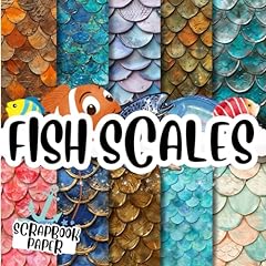 Fish scales scrapbook for sale  Delivered anywhere in USA 
