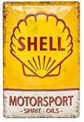Shell plaque tôle. d'occasion  Livré partout en France