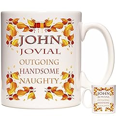 John mug ceramic for sale  Delivered anywhere in Ireland