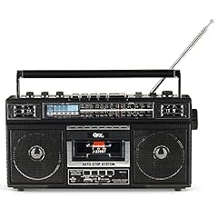 Used, QFX ReRun X Cassette Player Boombox with 4-Band Radio, for sale  Delivered anywhere in Canada