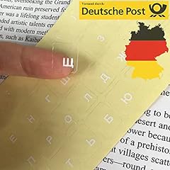 Russische tastaturaufkleber tr gebraucht kaufen  Wird an jeden Ort in Deutschland