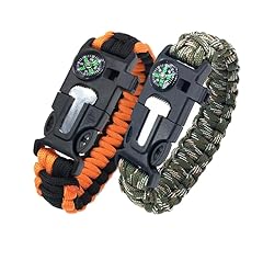 Survival paracord bracelet for sale  Delivered anywhere in UK